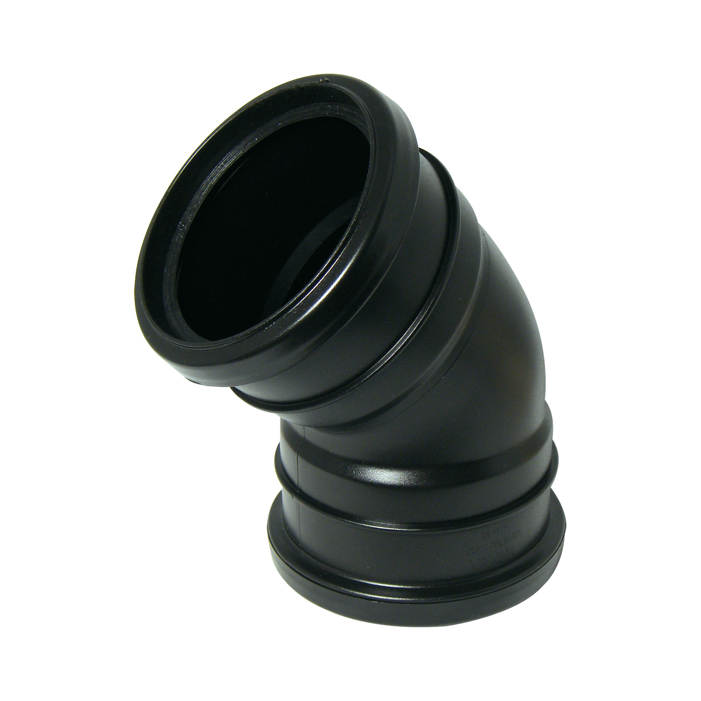 Floplast Ring Seal Bend 135° Degree (2X Socket) 4"/110mm (SP563)