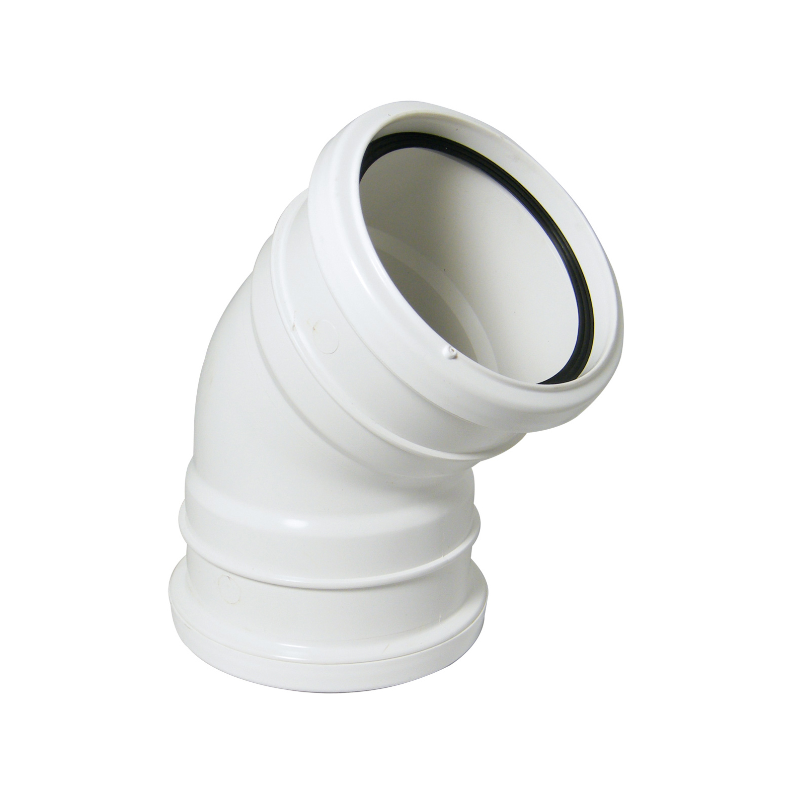 Floplast Ring Seal Bend 135° Degree (2X Socket) 4"/110mm (SP563) image 3