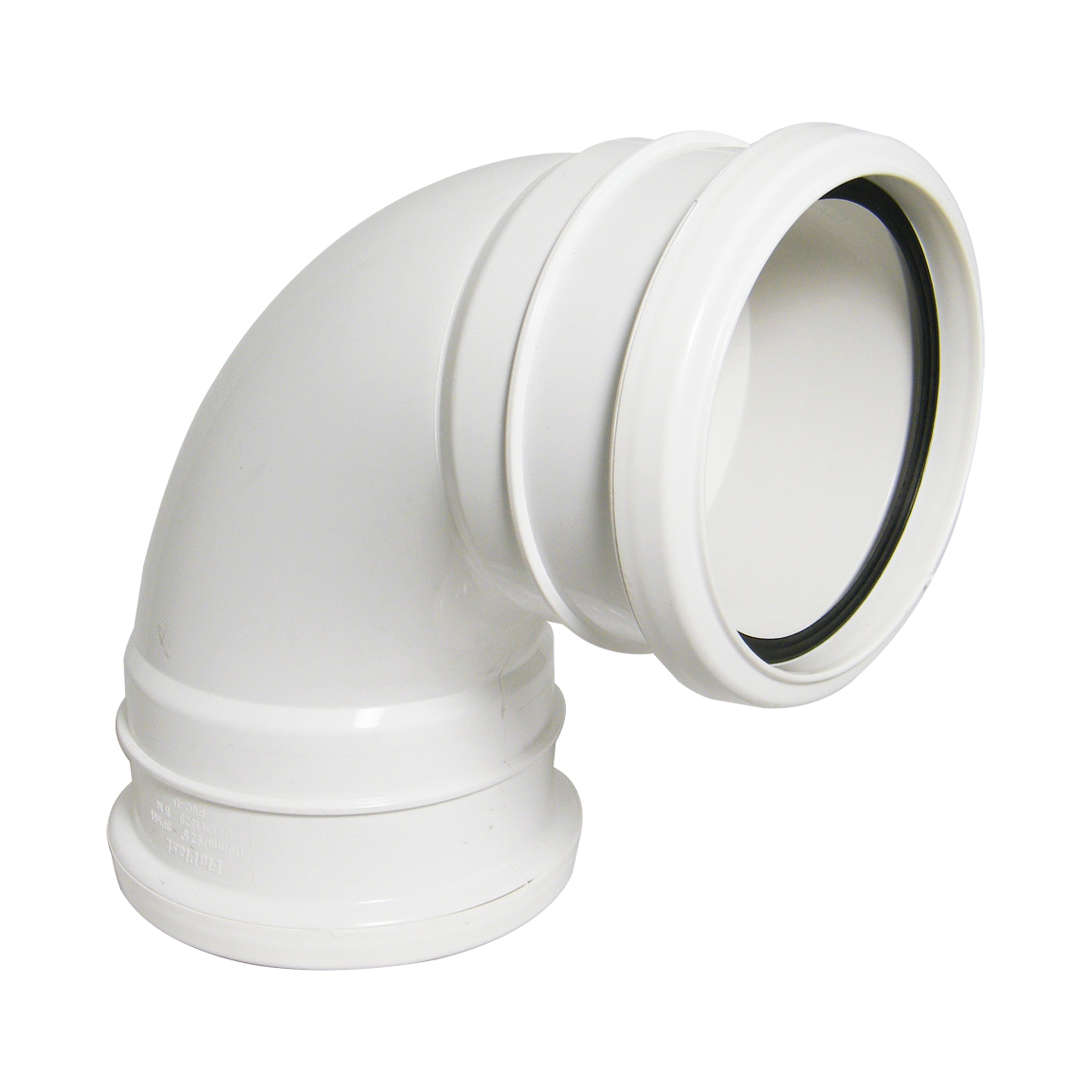 Floplast Ring Seal Bend 92.5° (87.5°) (2X Socket) 4"/110mm (SP561) image 3