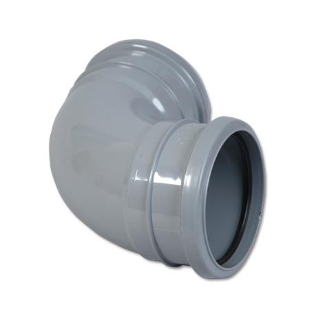 Floplast Ring Seal Bend 92.5° (87.5°) (2X Socket) 4"/110mm (SP561) image 2