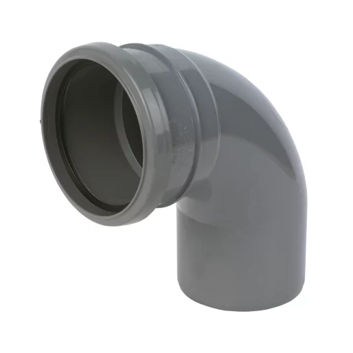 Floplast Ring Seal Bend 92.5° (87.5°) (Socket/Spigot) 4"/110mm (SP161) image 2