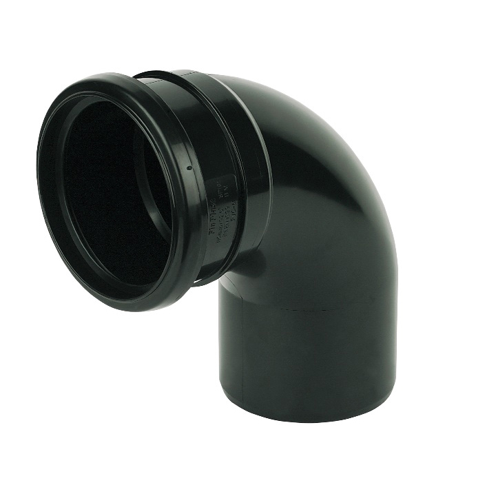 Floplast Ring Seal Bend 92.5° (87.5°) (Socket/Spigot) 4"/110mm (SP161)