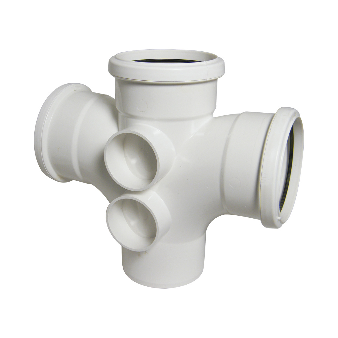 Floplast Ring Seal Double Branch 92.5° (87.5°) Degree 4"/110mm (SP230) image 3