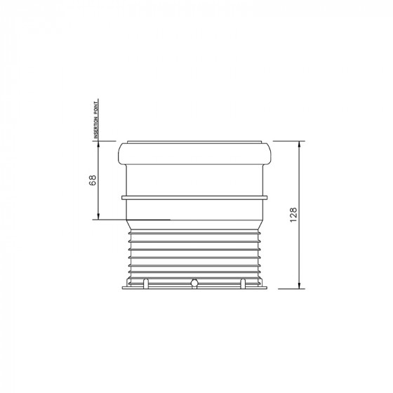 Floplast Ring Seal Drain Connector (SP107) image 2