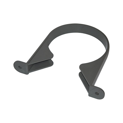 Floplast Ring Seal Pipe Clips 4"/110mm Anthracite (SP82)