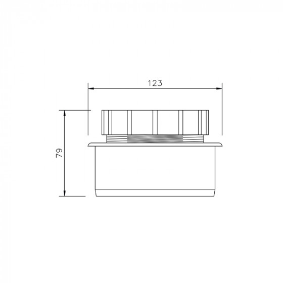 Floplast Ring Seal Screwed Access Cap 4"/110mm (SP292) image 4