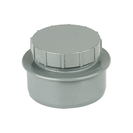 Floplast Ring Seal Screwed Access Cap 4"/110mm (SP292) image 2