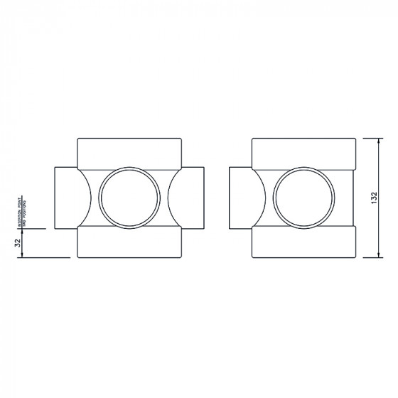 Floplast Ring Seal Short Boss Pipe 4"/110mm (SP583) image 4