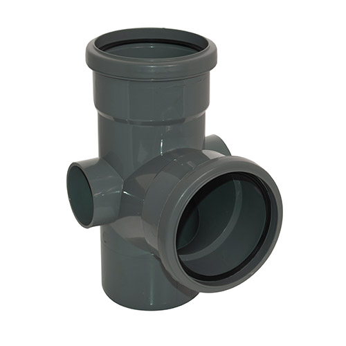 Floplast Ring Seal Single Branch 92.5° (87.5°) Degree 4"/110mm (SP190)