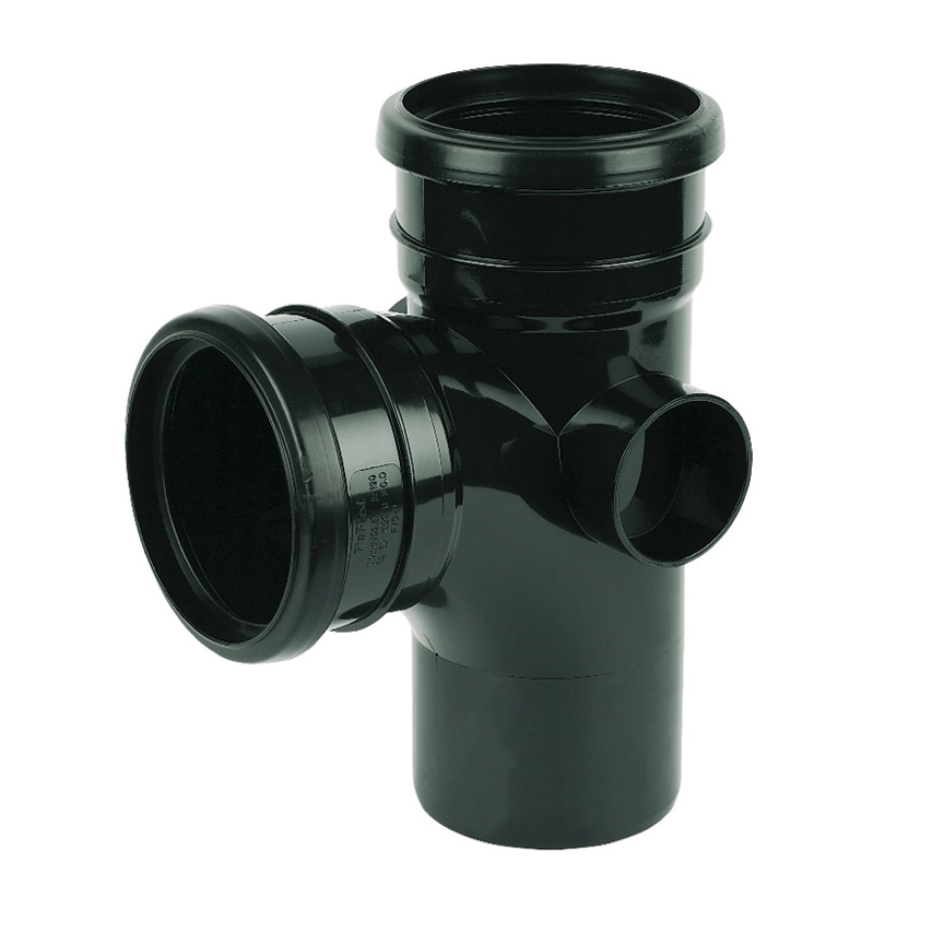 Floplast Ring Seal Single Branch 92.5° (87.5°) Degree 4"/110mm (SP190) image 2