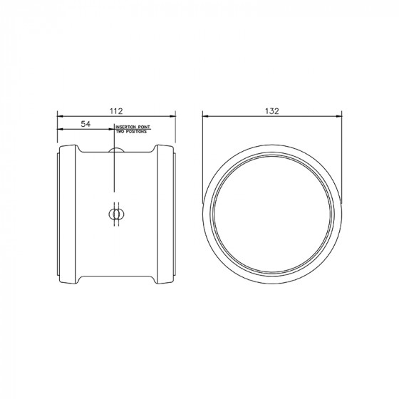 Floplast Ring Seal Socket Coupling 4"/110mm (SP105) image 4
