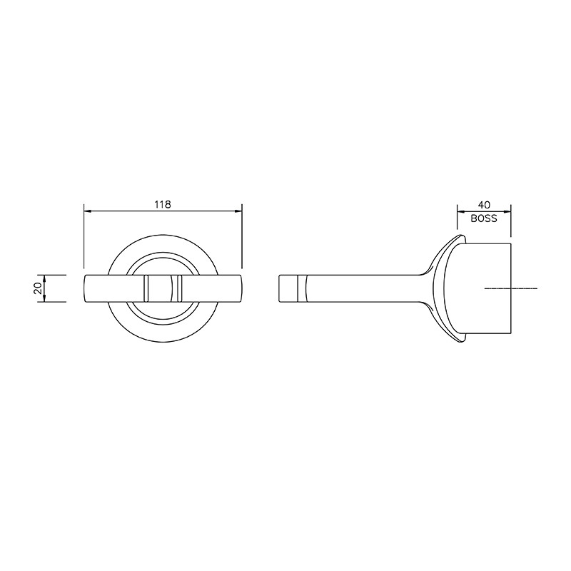 Floplast Ring Seal Strap Boss(Side Clip) 4"/110mm (SP319) image 4
