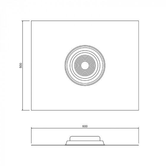 Floplast Ring Seal Weathering Slate 500 X 600mm (SP320) image 2