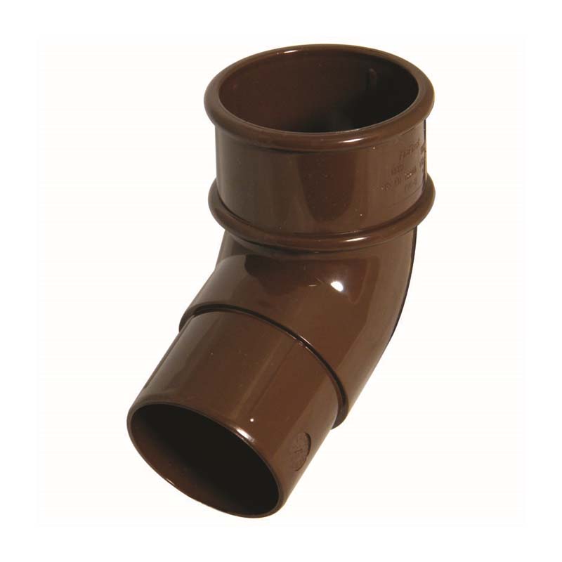 Floplast Round Downpipe 68mm 112.5° Degree Offset Bend (RB2) image 2