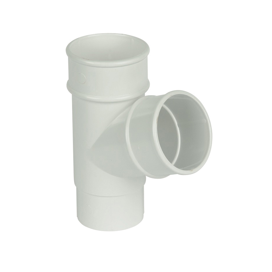 Floplast Round Downpipe 68mm 67.5° (112.5°) Degree Branch (RY1)