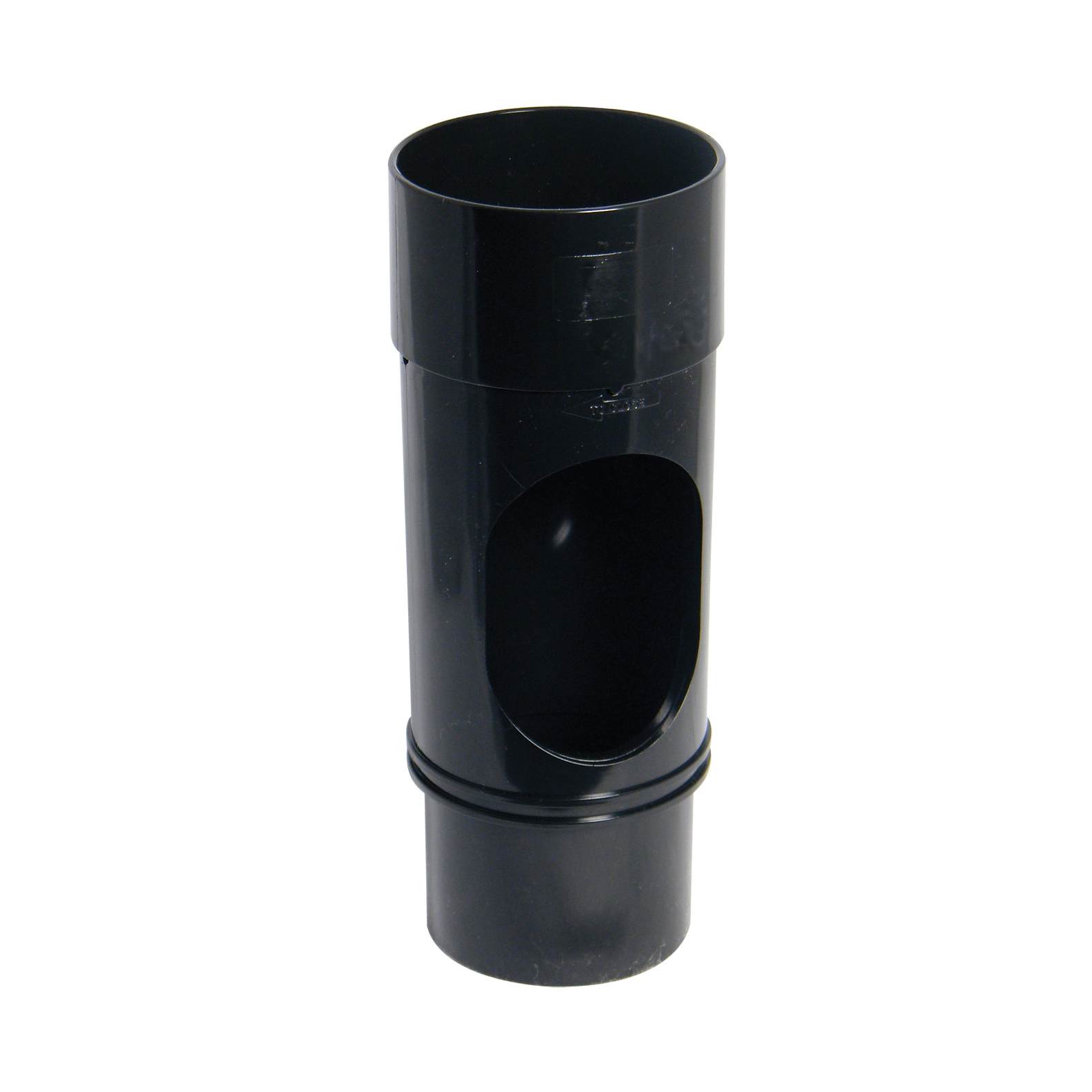 Floplast Round Downpipe 68mm Access Pipe Black (RX1)