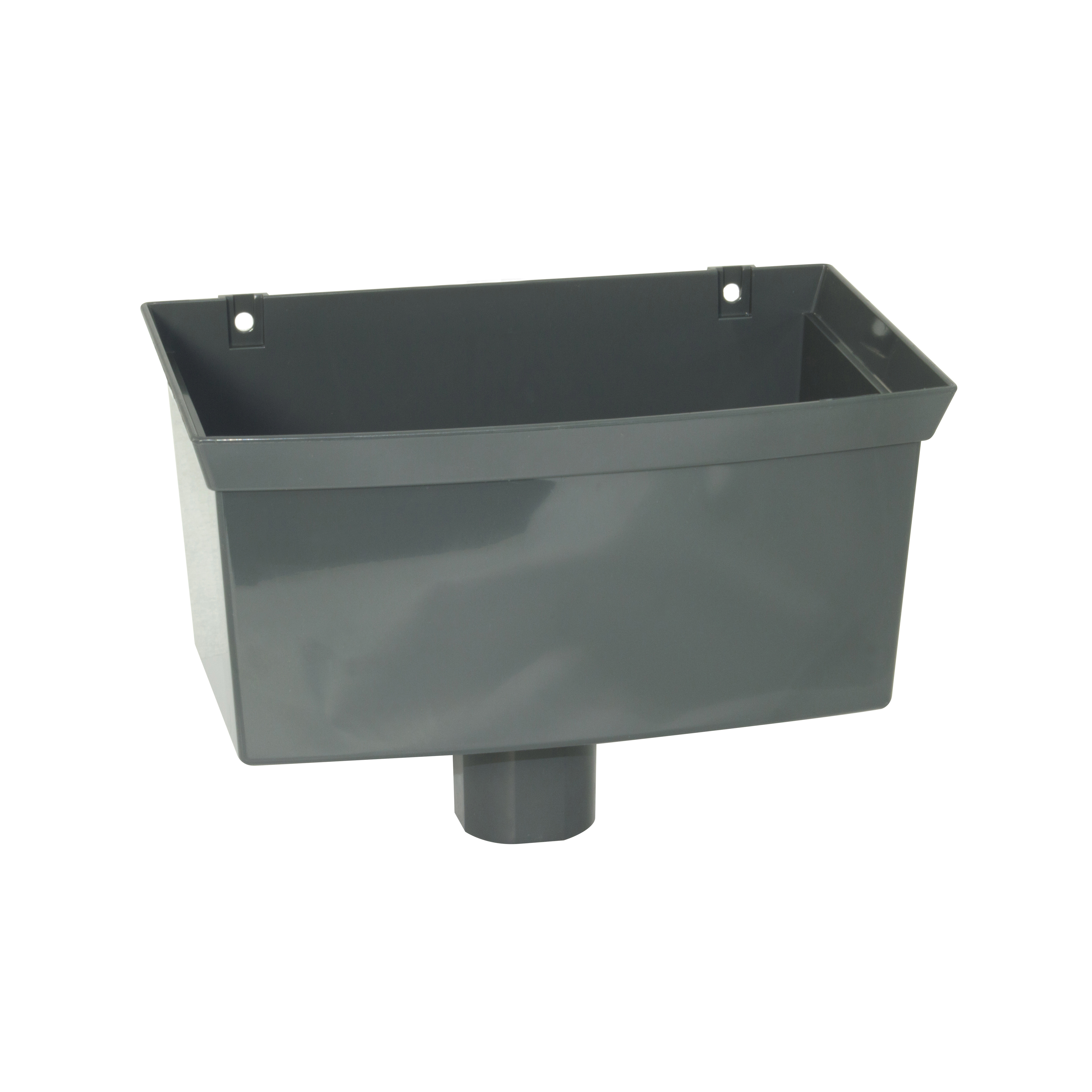Floplast Round Downpipe 68mm Hopper Anthracite (RHS1)