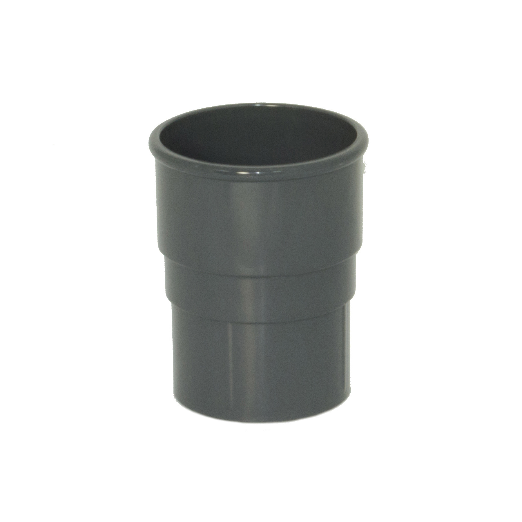 Floplast Round Downpipe 68mm Pipe Socket Anthracite (RS1)