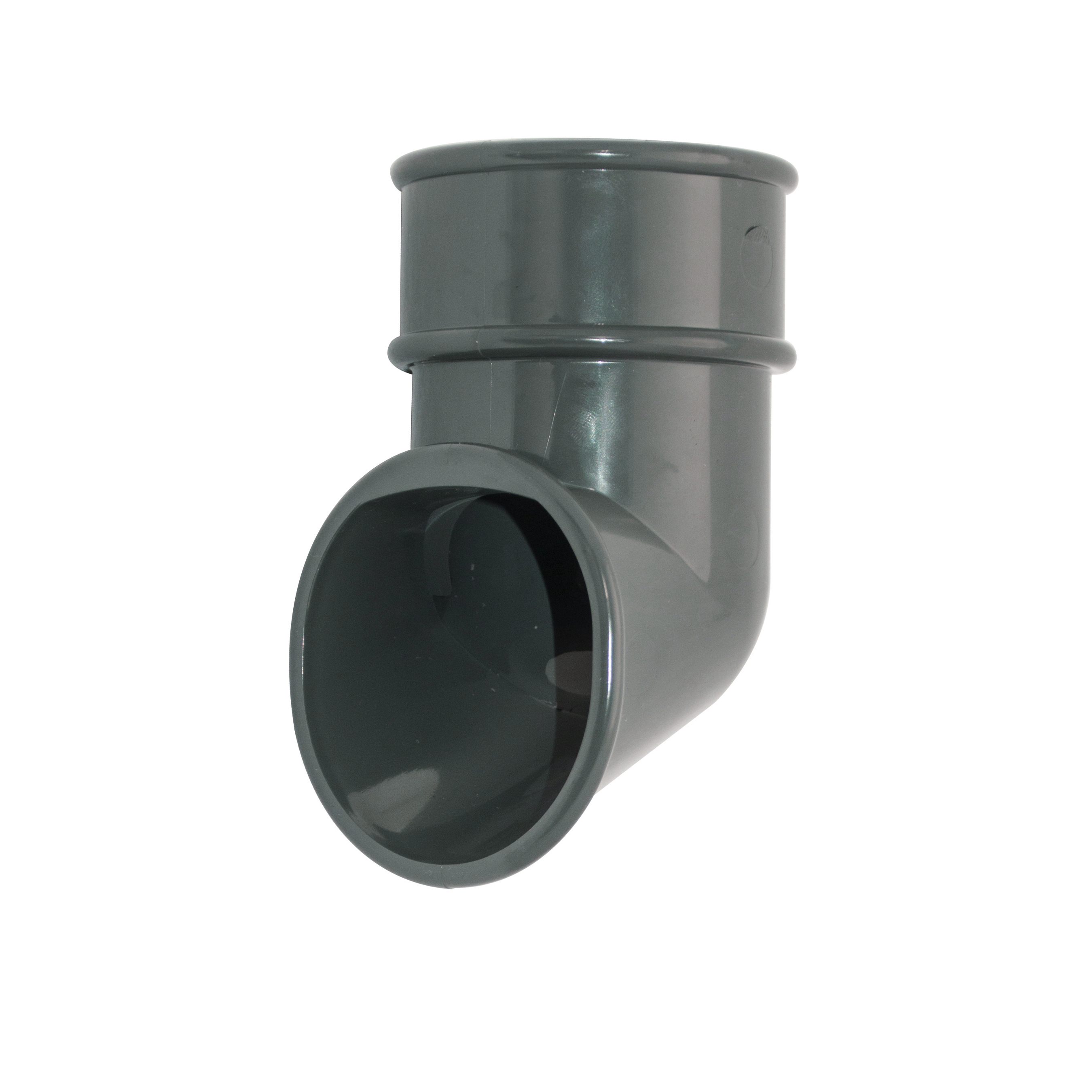 Floplast Round Downpipe 68mm Shoe Anthracite (RB3)