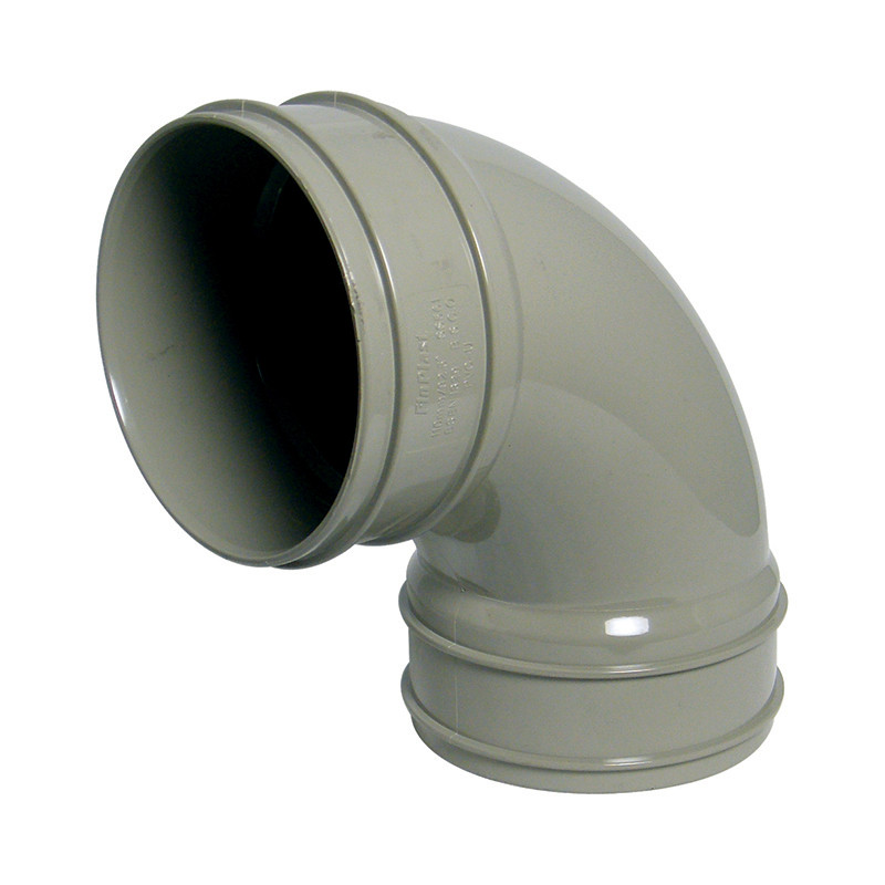 Floplast Solv Soil 110mm 92.5° Degree Bend(2Xsocket) (SS561)