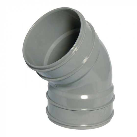 Floplast Solvent Soil 110mm 135 Degree Bend (2Xsocket) (SS563)