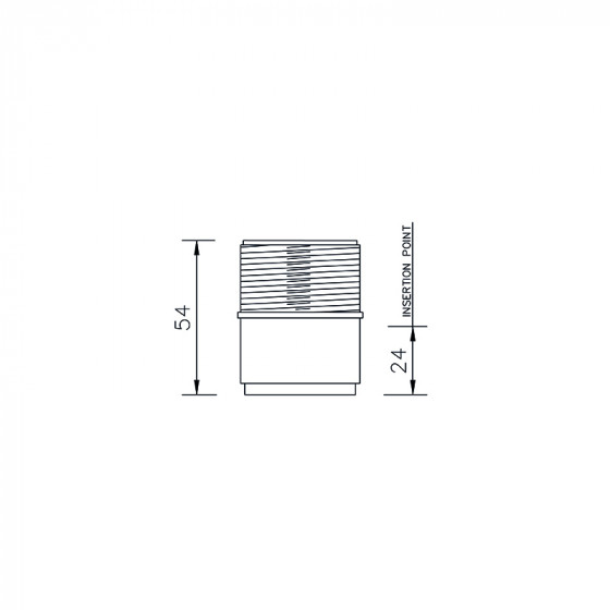 Floplast Solvent Weld Adaptor (Male Adaptor) 32mm (WS63) image 2