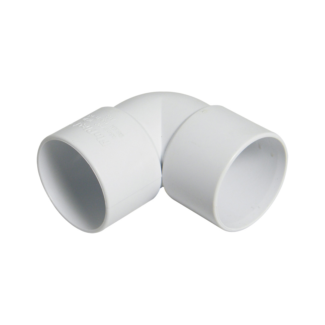 Floplast Solvent Weld Knuckle Bend 90° Degree 40mm (WS11) image 3