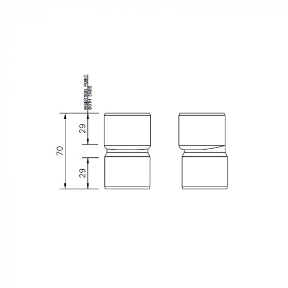 Floplast Solvent Weld Level Inv Reducer 40X32mm (WS50) image 2