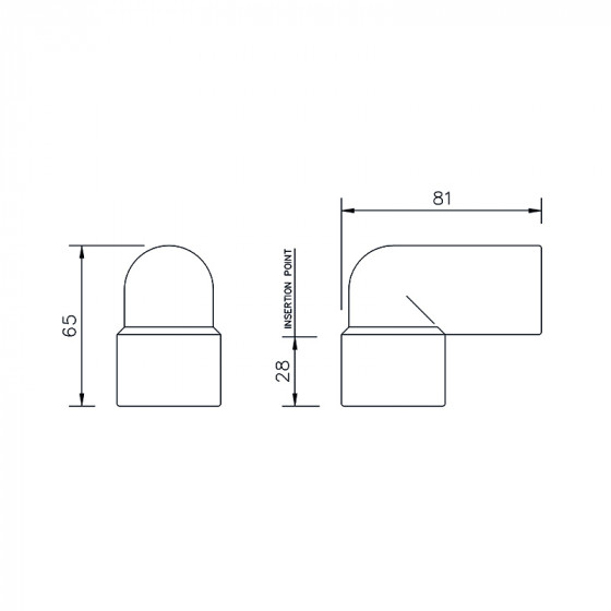 Floplast Solvent Weld Swivel Bend 90° Degree 32mm (WS26) image 4