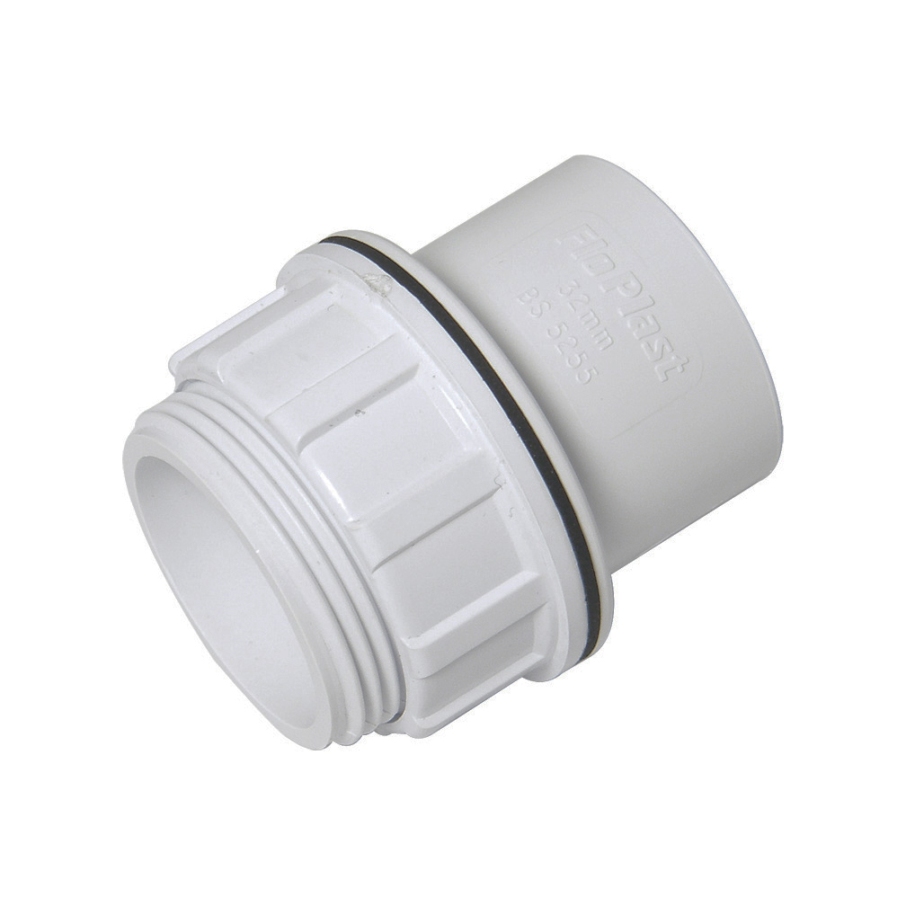 Floplast Solvent Weld Tank Connector 40mm (WS61)