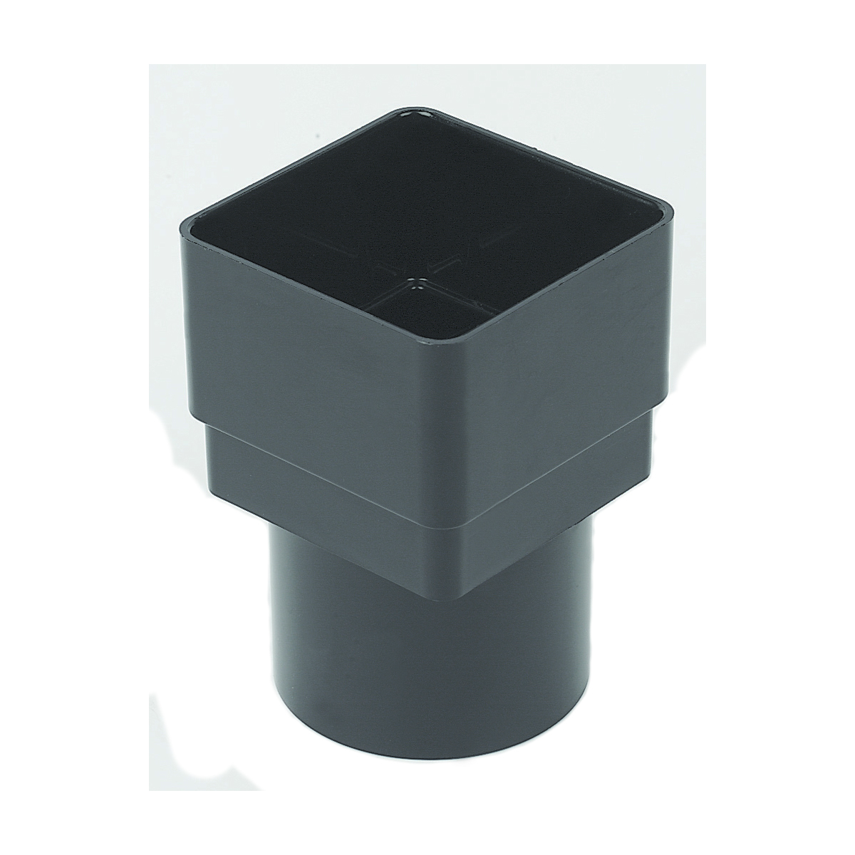Floplast Square Downpipe / Round Downpipe Adaptor Anthracite (RDS2)