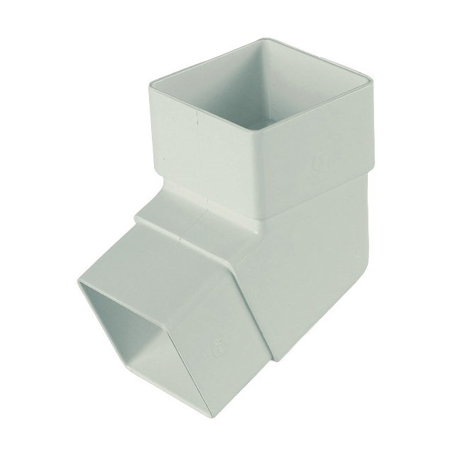 Floplast Square Downpipe 65mm 112.5° Degree Offset Bend (RBS2) image 3