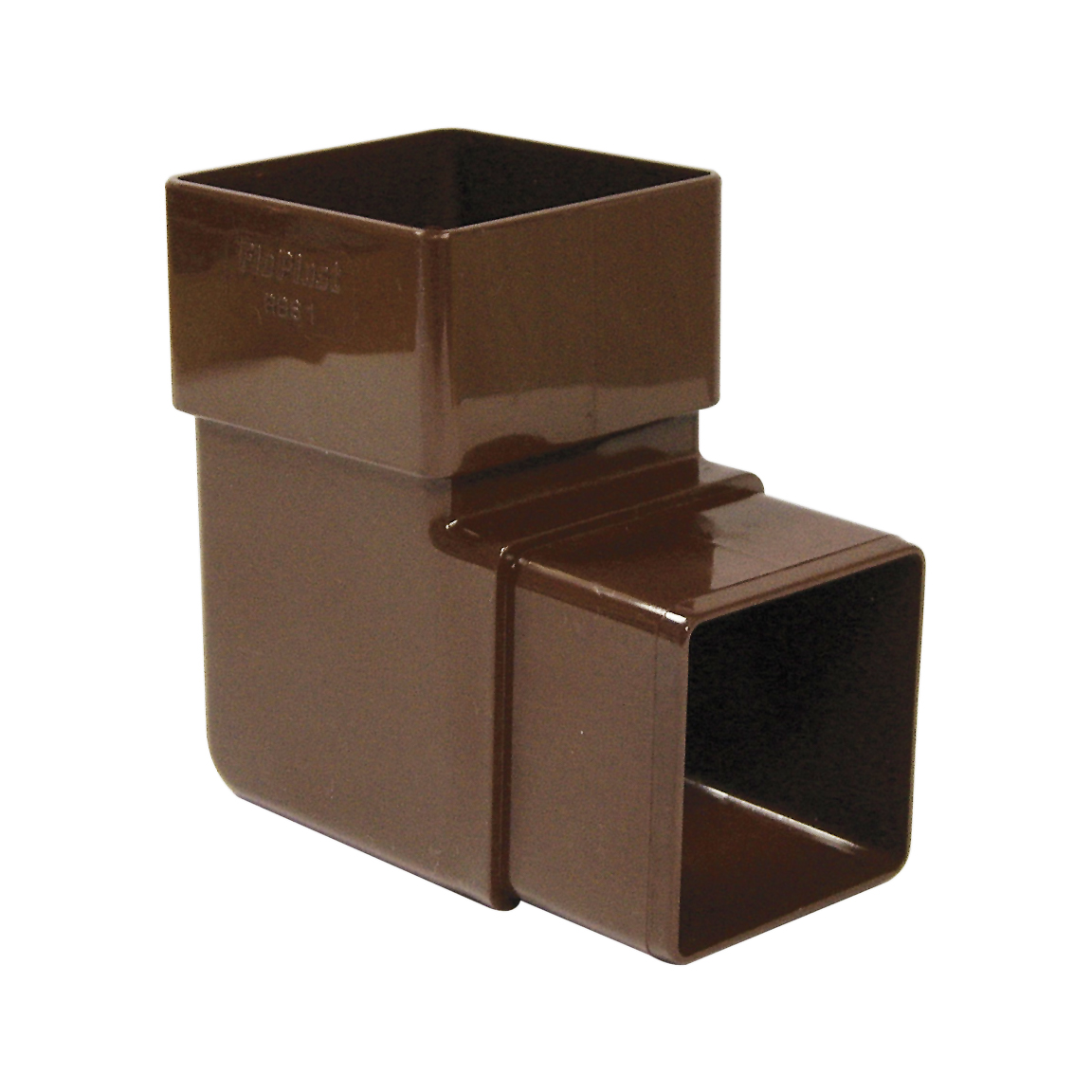 Floplast Square Downpipe 65mm 92.5° Degree Offset Bend (RBS1) image 2