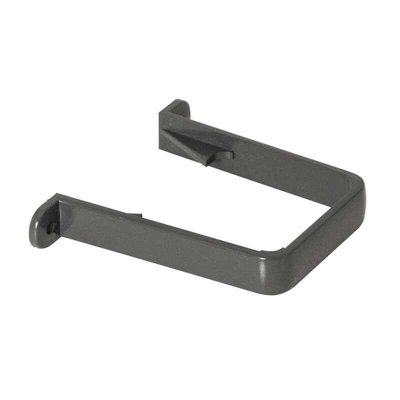 Floplast Square Downpipe 65mm Pipe Clip Anthracite Grey (pack of 10) (RCS1AG)
