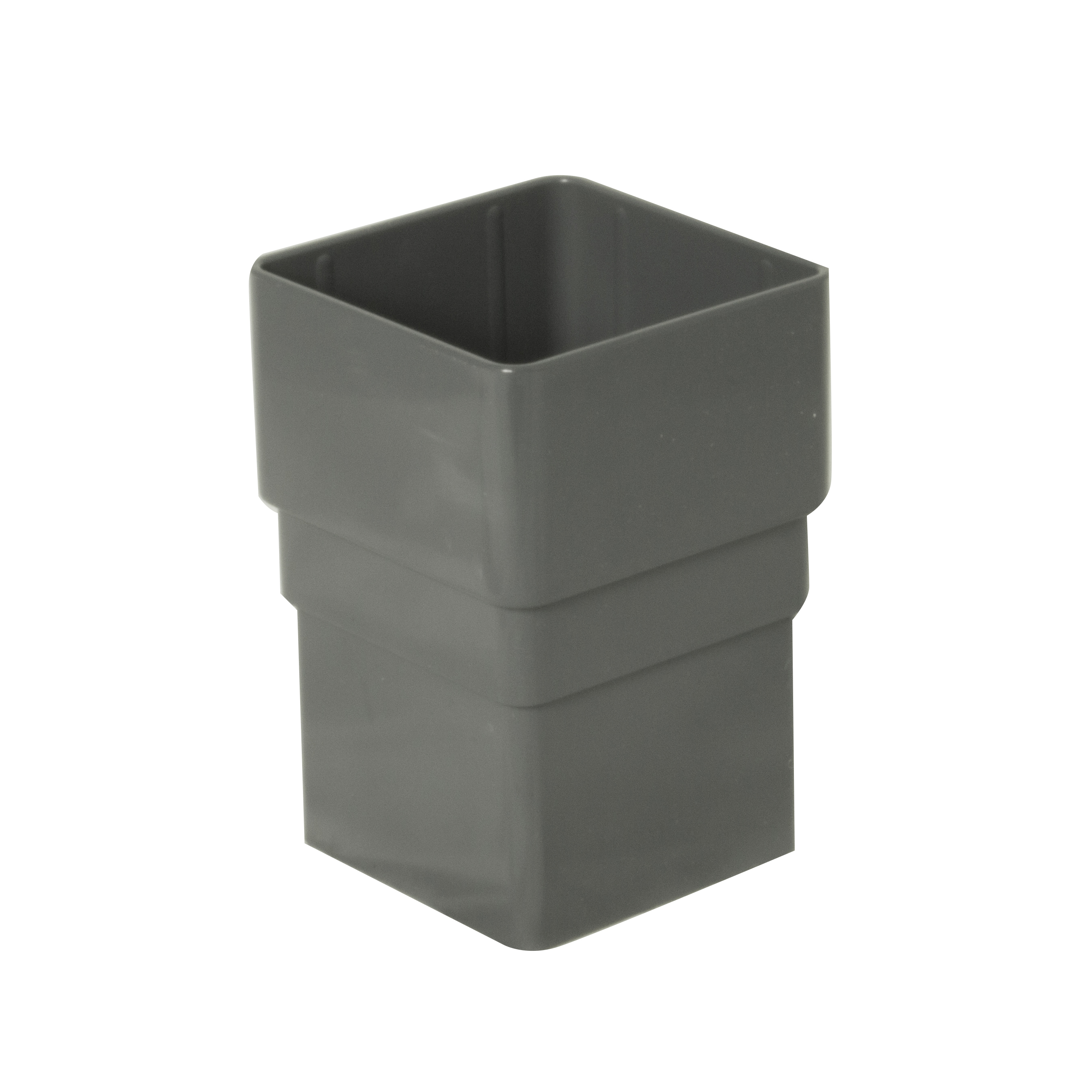 Floplast Square Downpipe 65mm Pipe Socket Anthracite (RSS1)