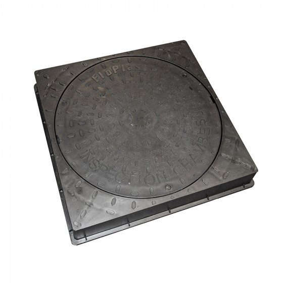 Floplast Ug 450mm Plastic Cover & Square Frame (D940)