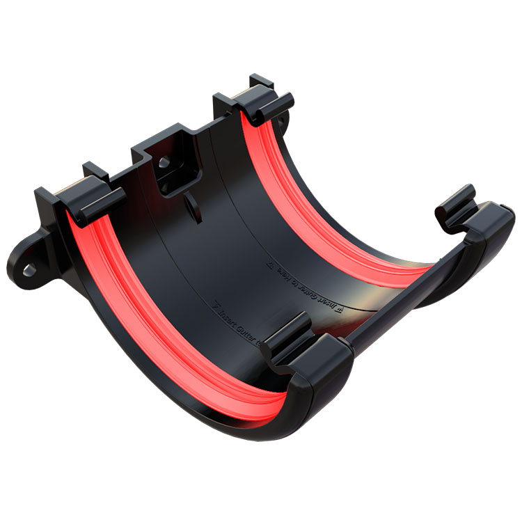 FreeFlow 112mm Half Round Gutter Union Bracket (FRR602BL)