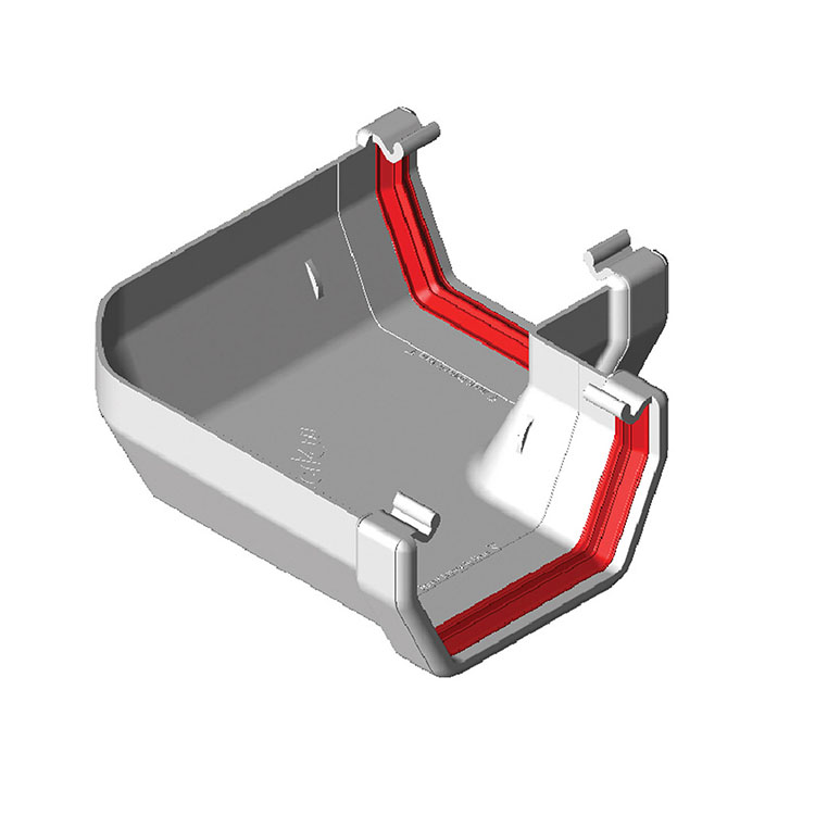 FreeFlow 114mm Square Gutter 90° Angle (FRS603)