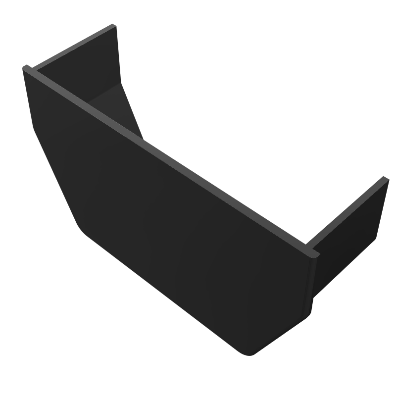 FreeFlow 114mm Square Gutter Stopend Internal (FRS608AG)