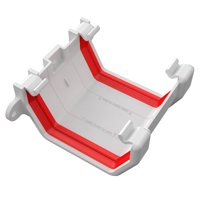 FreeFlow 114mm Square Gutter Union Bracket (FRS602)