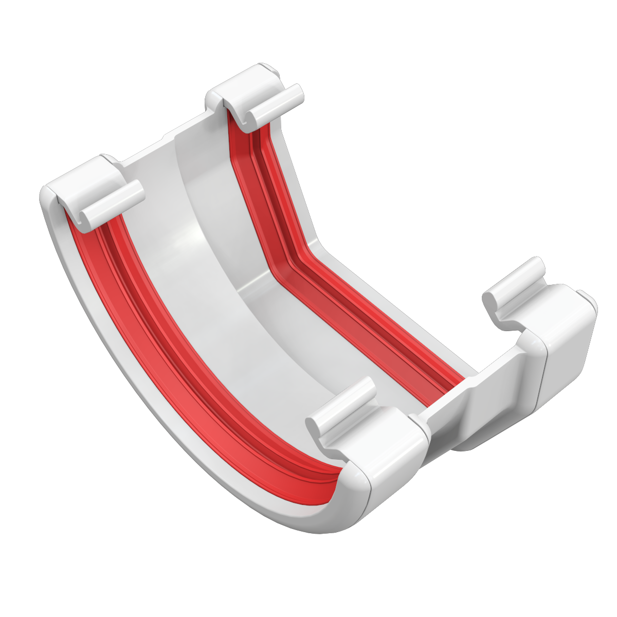 FreeFlow 114mm Square to 112mm Half Round Gutter Adaptor (FRS611)