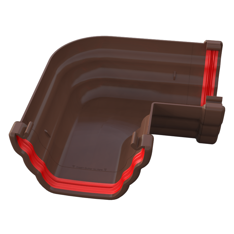 FreeFlow 135mm Ogee Gutter 90° Angle (FRO603LB)