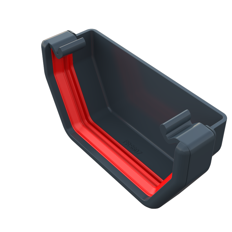 FreeFlow 135mm Ogee Gutter External Stopend (FRO607AG)