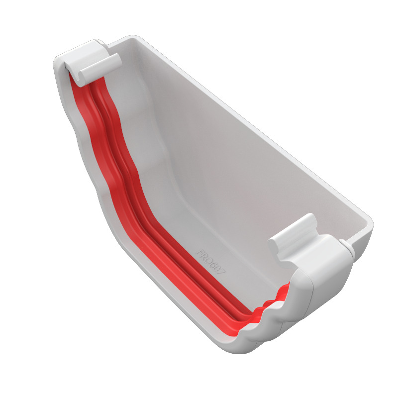 FreeFlow 135mm Ogee Gutter External Stopend (FRO607)