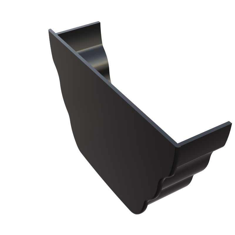FreeFlow 135mm Ogee Gutter Internal Stopend (FRO608BL)