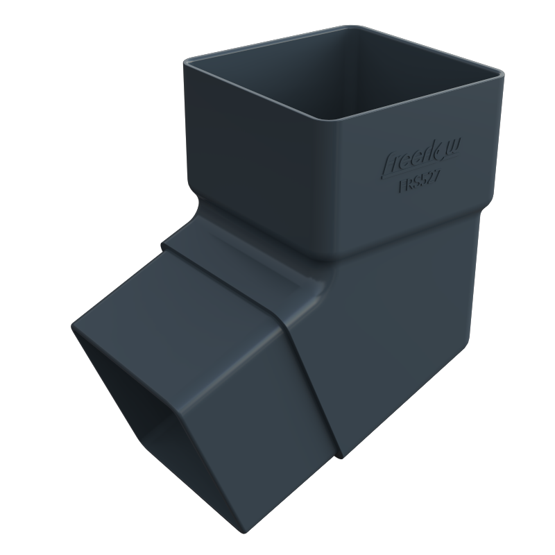 FreeFlow 65mm Square Downpipe 112° Offset Bend (FRS527AG)