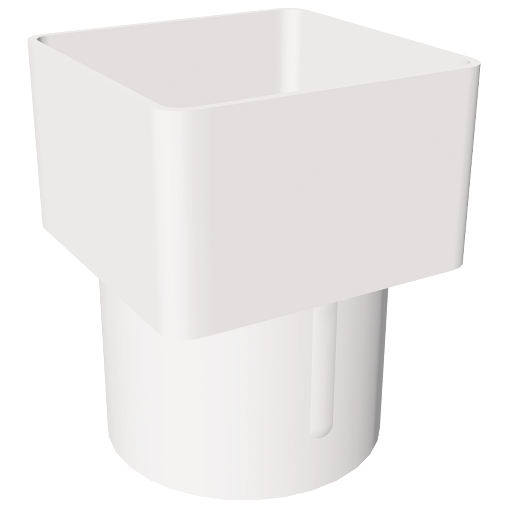 FreeFlow 65mm x 68mm Square to Round Downpipe Adaptor (FRS531)