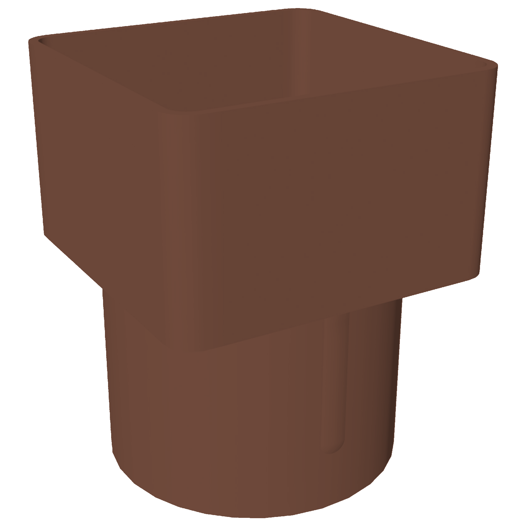 FreeFlow 65mm x 68mm Square to Round Pipe Adaptor (FRS531LB)