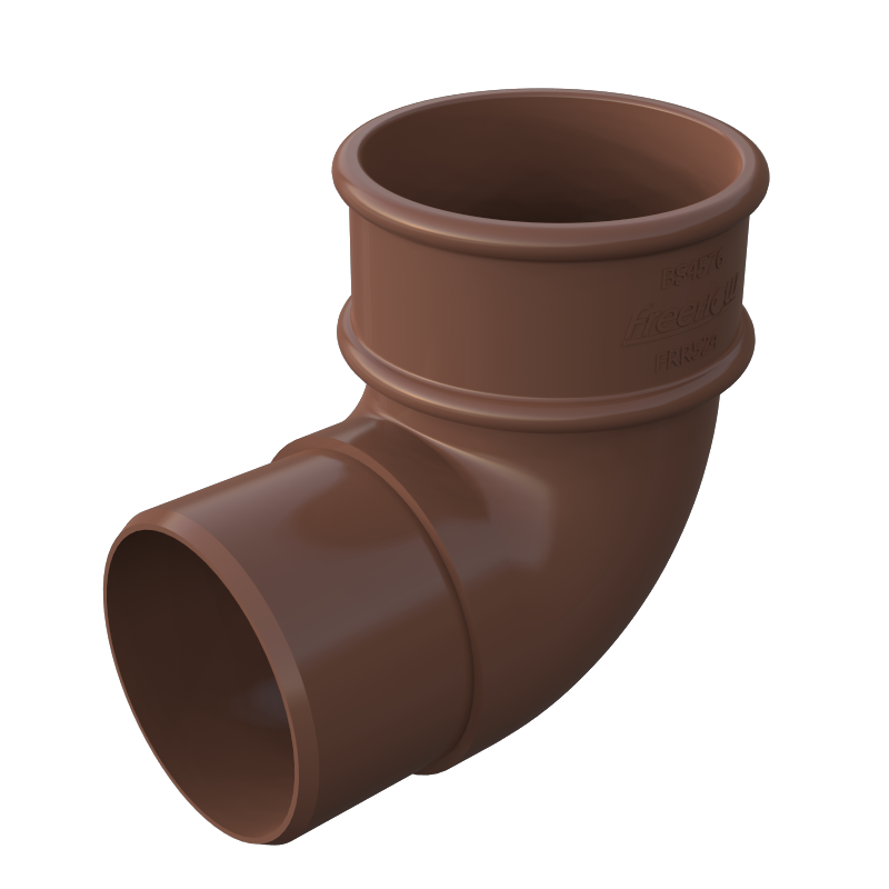 FreeFlow 68mm Round Downpipe 90° Offsett Bend (FRR524LB)