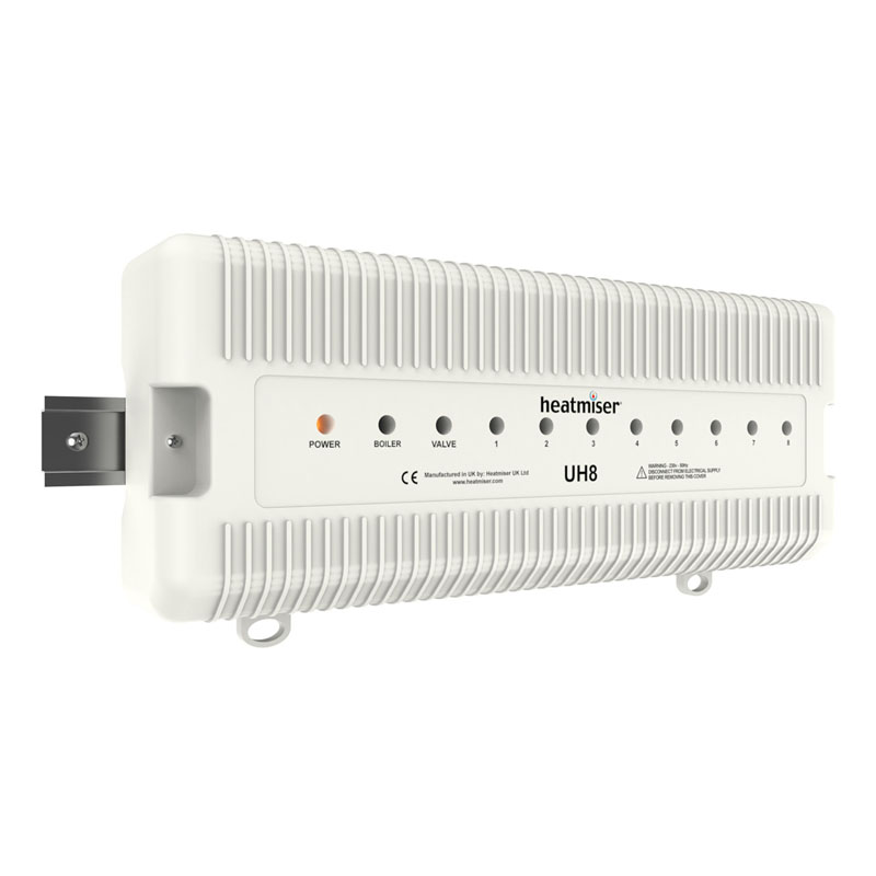 Heatmiser UH8 8 Zone Compact 230V Wiring Centre